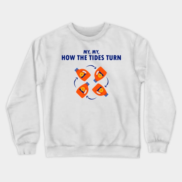 How the Tides Turn Crewneck Sweatshirt by Nightgong